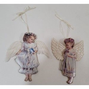 Heavens Little Angels Ornaments Garden Miracle&Gentle Guardian Bradford